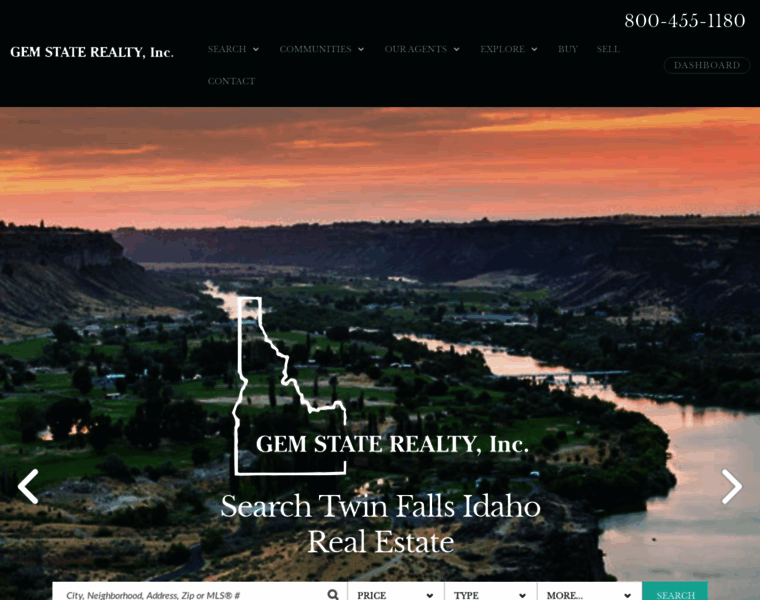 Gemstaterealty.com thumbnail