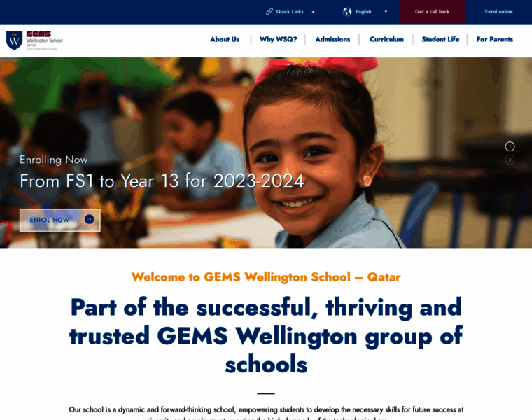 Gemswellingtonschool-qatar.com thumbnail