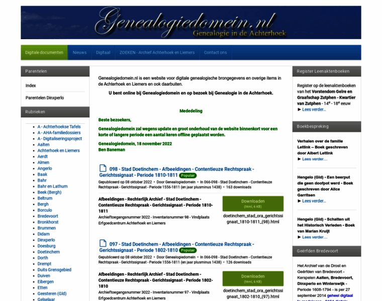 Genealogiedomein.nl thumbnail