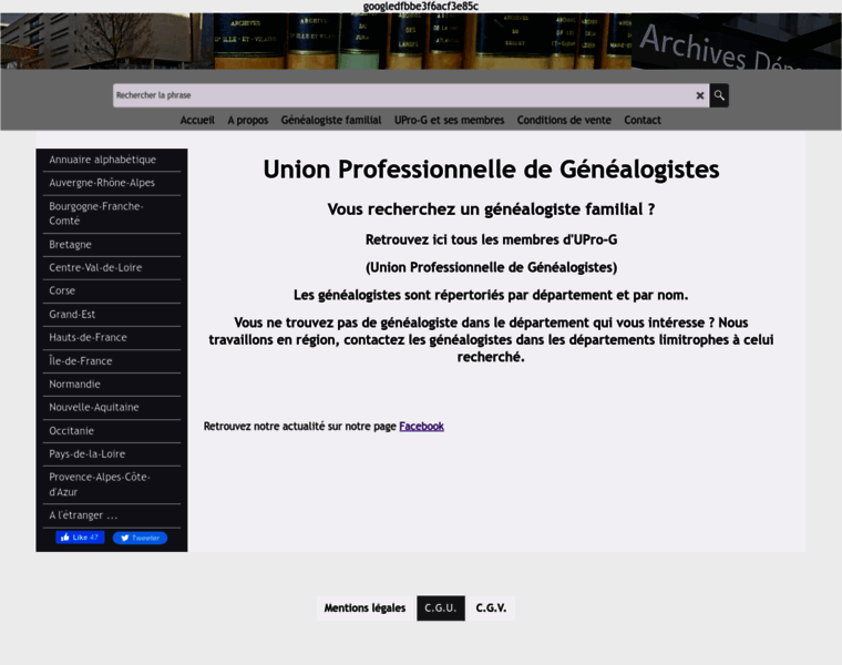 Genealogistes-professionnels.fr thumbnail