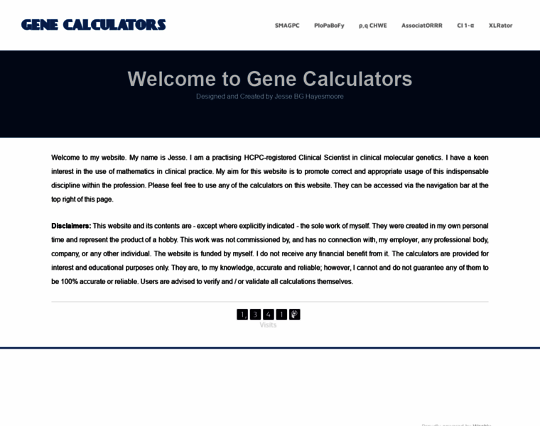 Genecalculators.net thumbnail