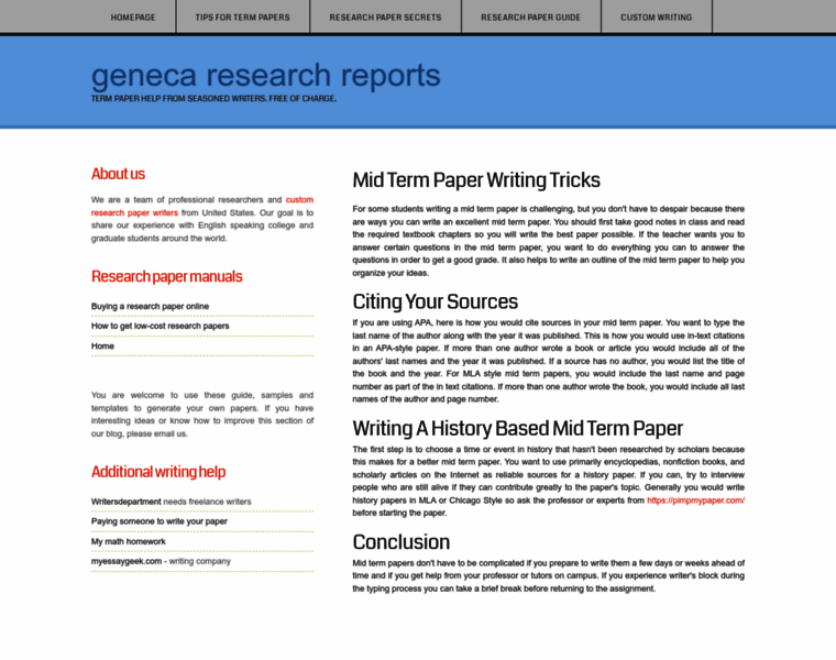 Genecaresearchreports.com thumbnail