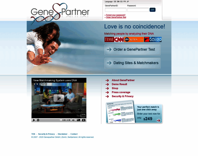 Genepartner.com thumbnail