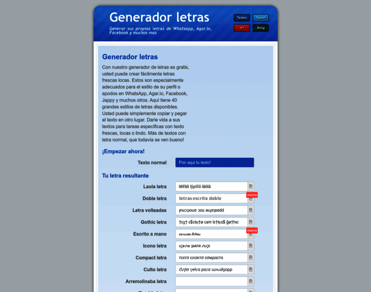 Generador-letras.com thumbnail