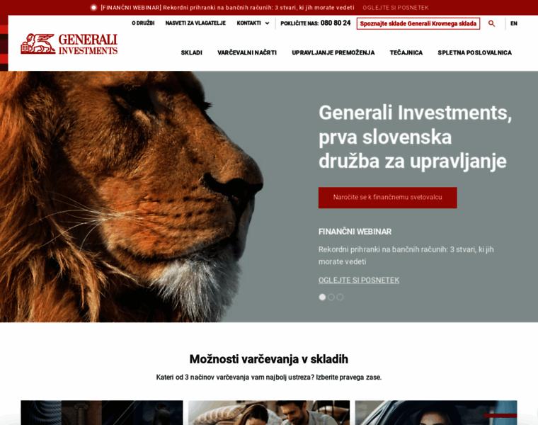 Generali-investments.si thumbnail