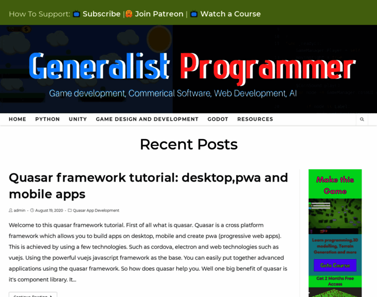 Generalistprogrammer.com thumbnail