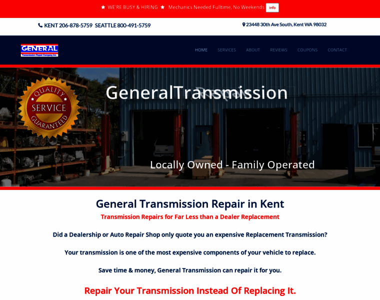 Generaltransmission.com thumbnail
