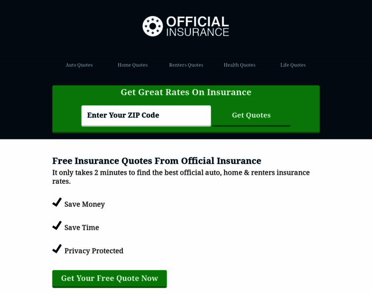 Generate-quotes.official-insurance.com thumbnail