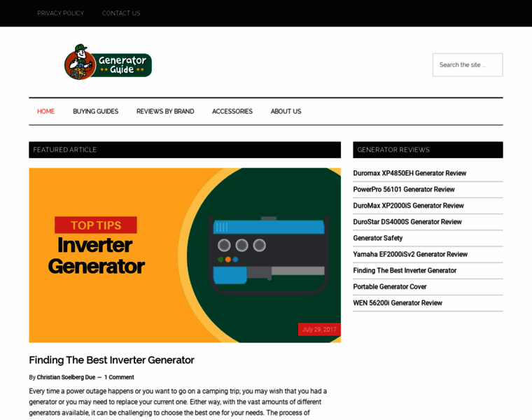 Generator-guide.com thumbnail