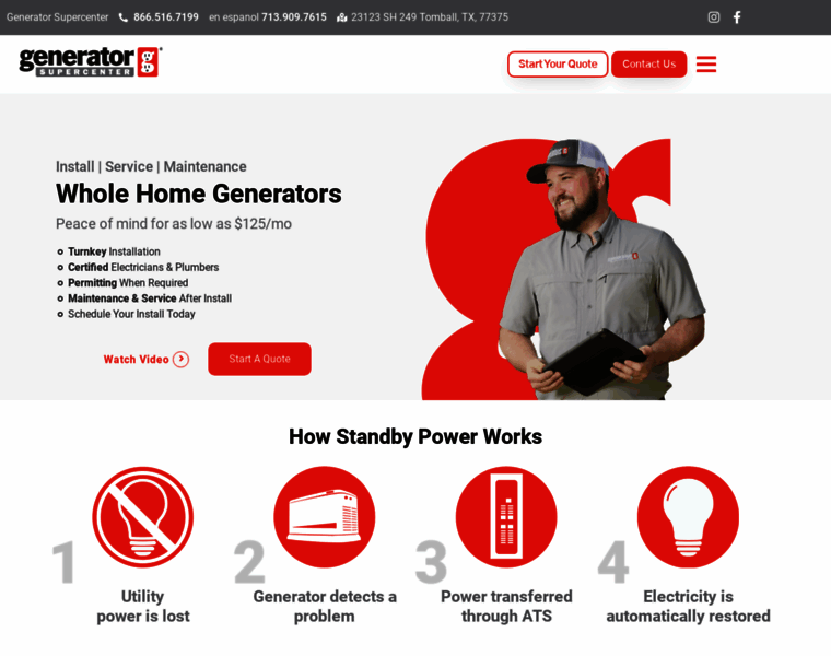 Generatorsupercenter.com thumbnail