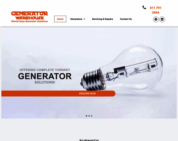 Generatorwarehousecc.co.za thumbnail