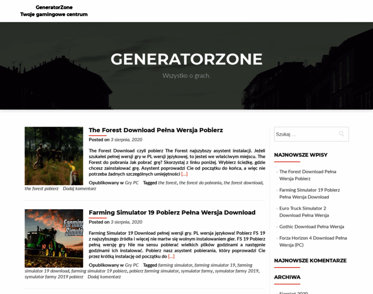 Generatorzone.pl thumbnail