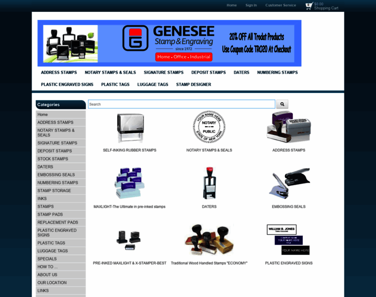Geneseestamp.com thumbnail