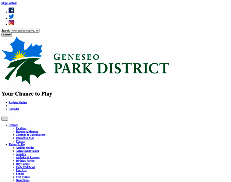 Geneseoparkdistrict.org thumbnail