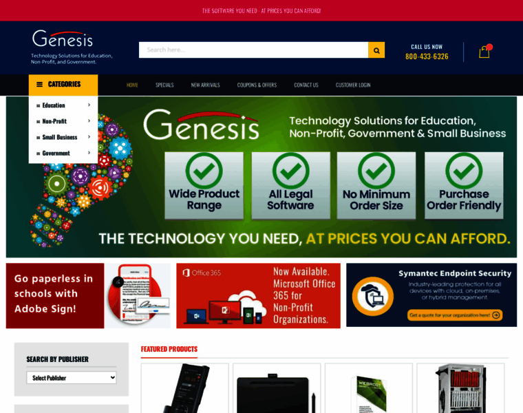 Genesis-technologies.com thumbnail