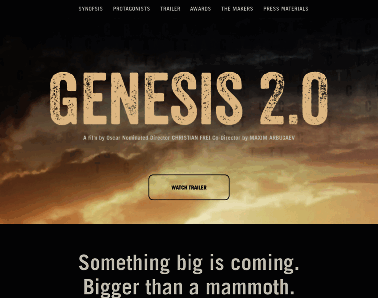 Genesis-two-point-zero.com thumbnail