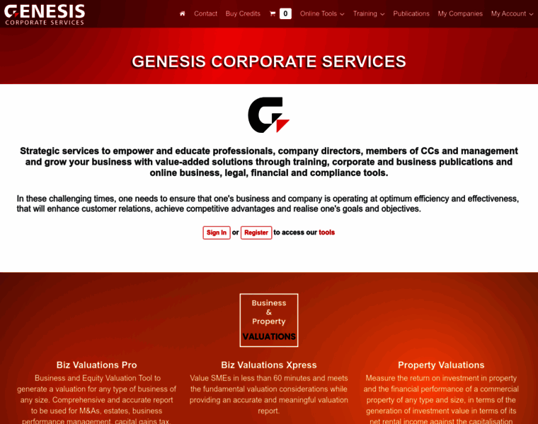 Genesiscorporate.co.za thumbnail
