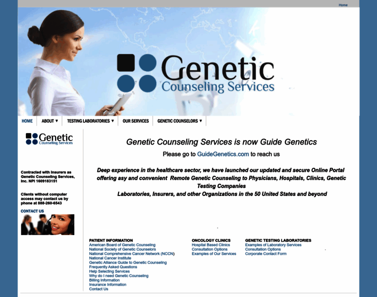 Geneticcounselingservices.com thumbnail