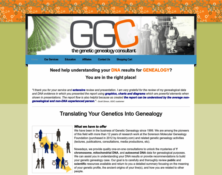 Geneticgenealogyconsultant.com thumbnail