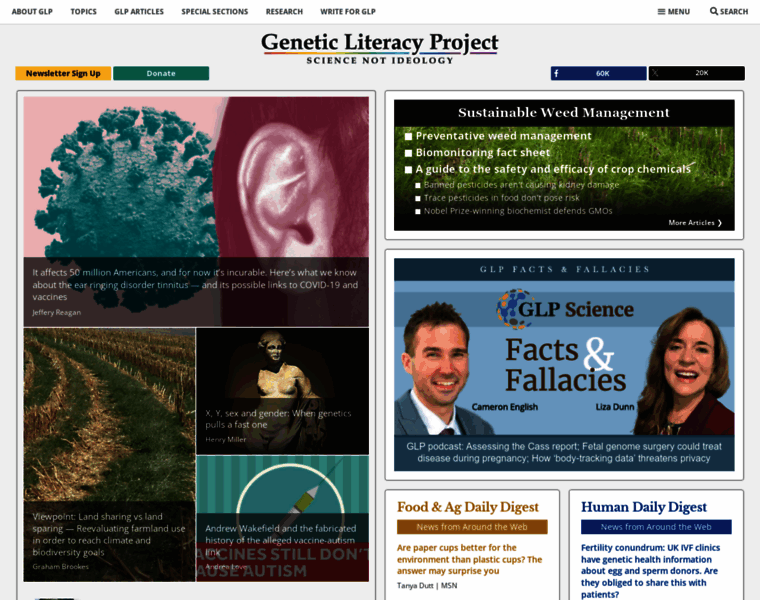 Geneticliteracyproject.org thumbnail