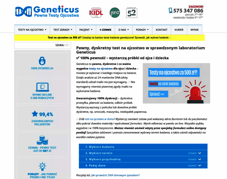 Geneticus.pl thumbnail