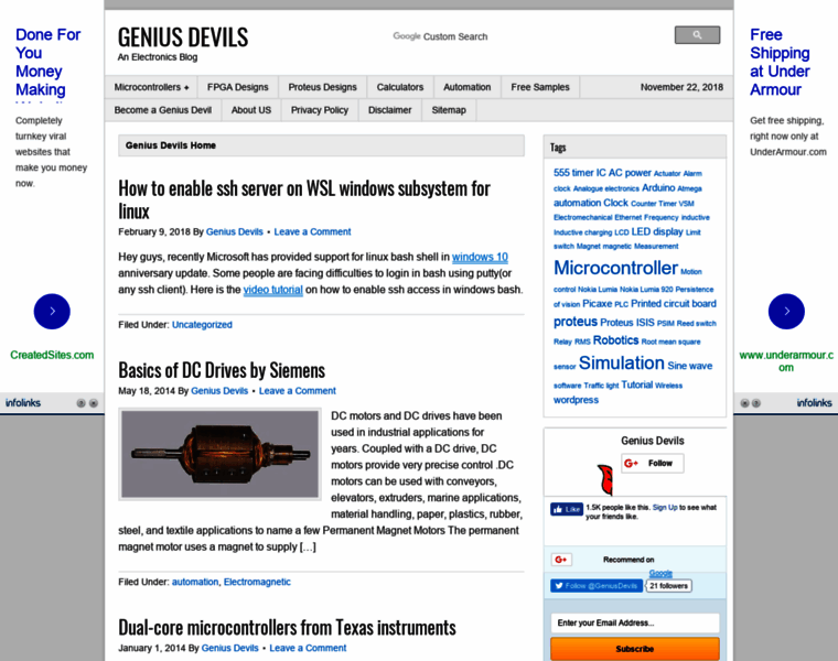 Geniusdevils.com thumbnail