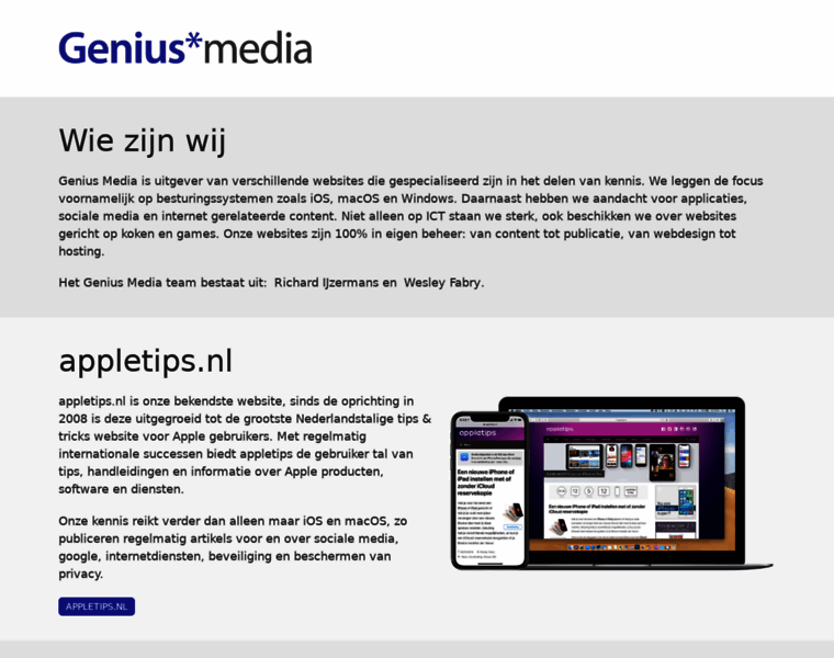 Geniusmedia.nl thumbnail