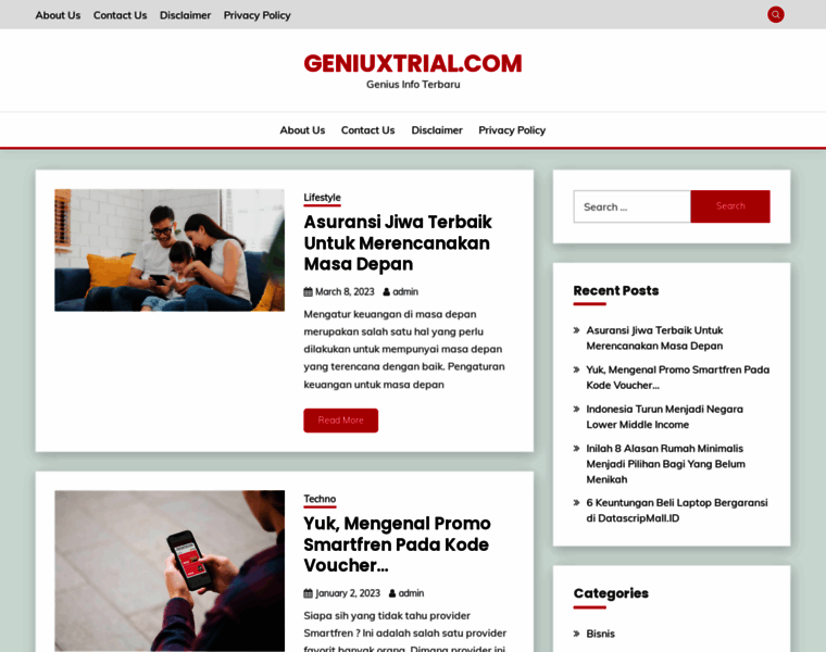 Geniuxtrial.com thumbnail