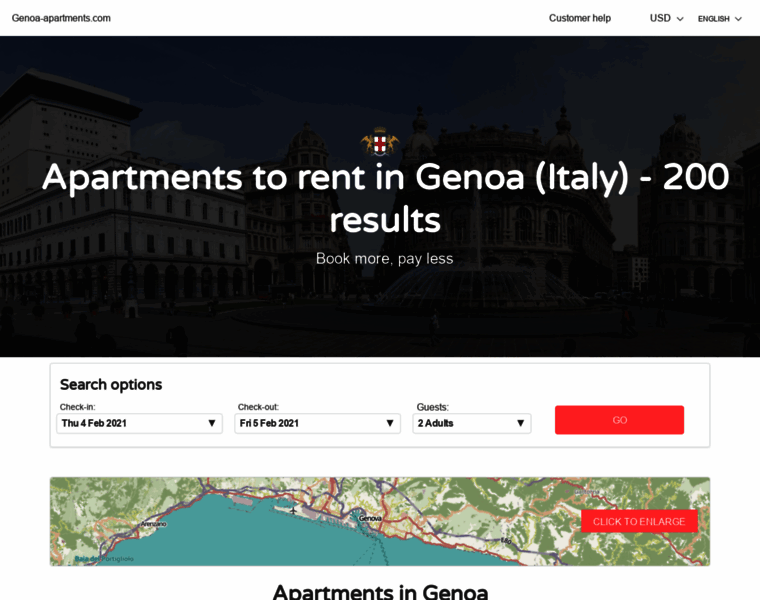 Genoa-apartments.com thumbnail