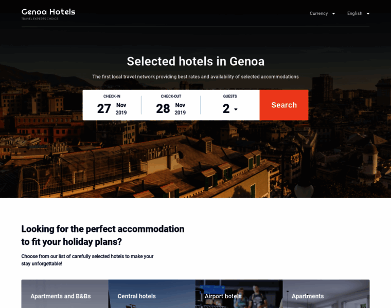 Genoa-hotels.com thumbnail