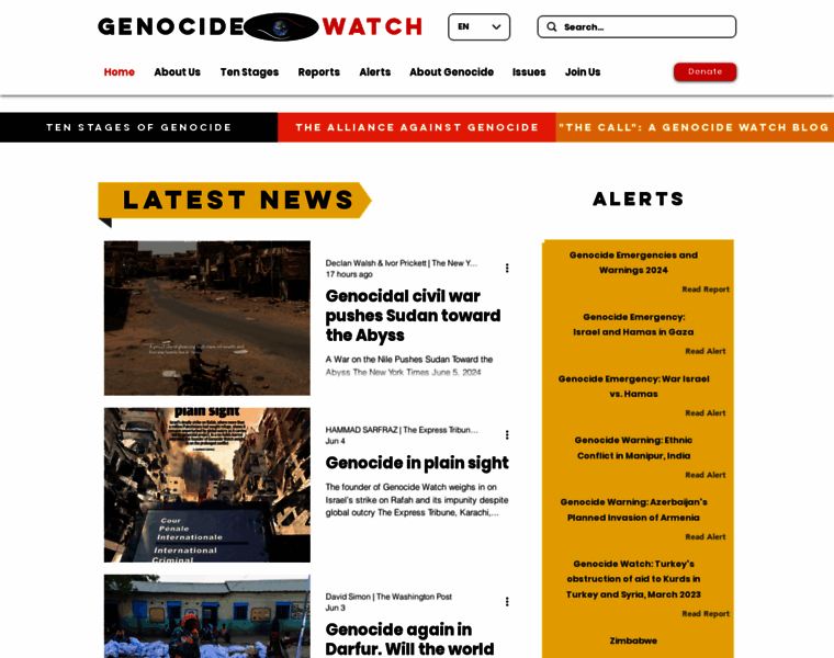Genocidewatch.org thumbnail