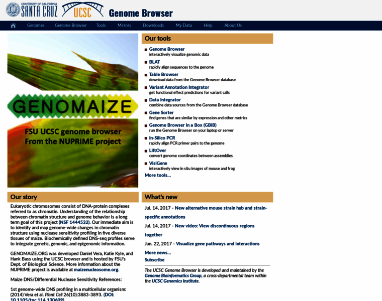 Genomaize.org thumbnail