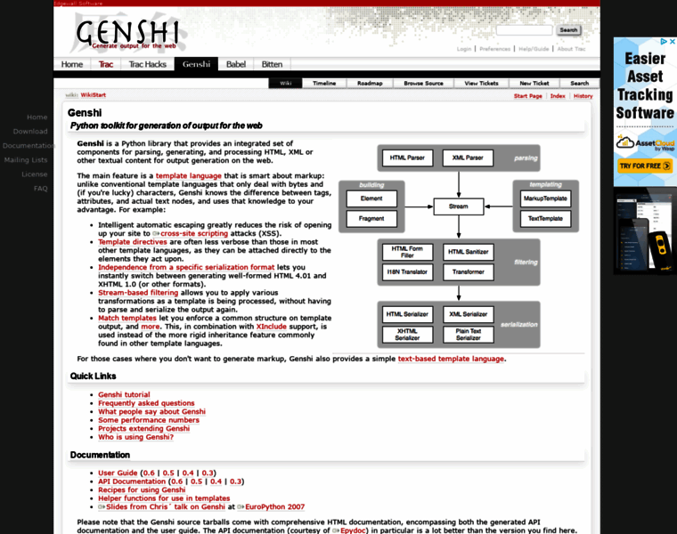 Genshi.edgewall.org thumbnail