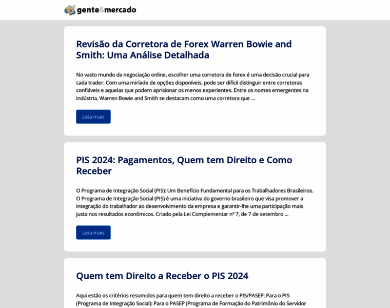 Genteemercado.com.br thumbnail Genteemercado.com.br thumbnail