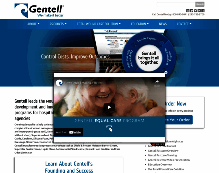 Gentell.com thumbnail
