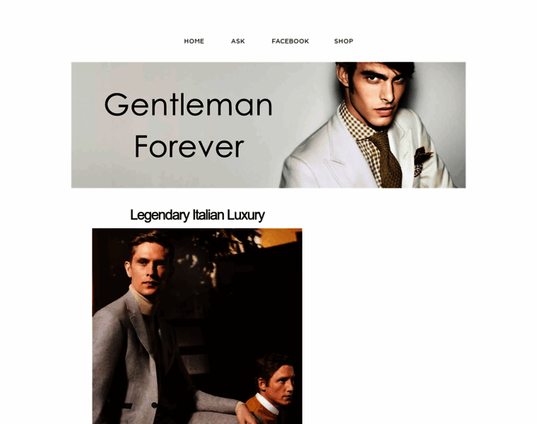 Gentleman-forever.com thumbnail