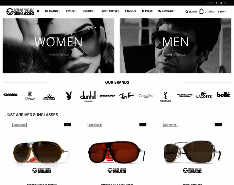 Genuine-vintage-sunglasses.com thumbnail Genuine-vintage-sunglasses.com thumbnail
