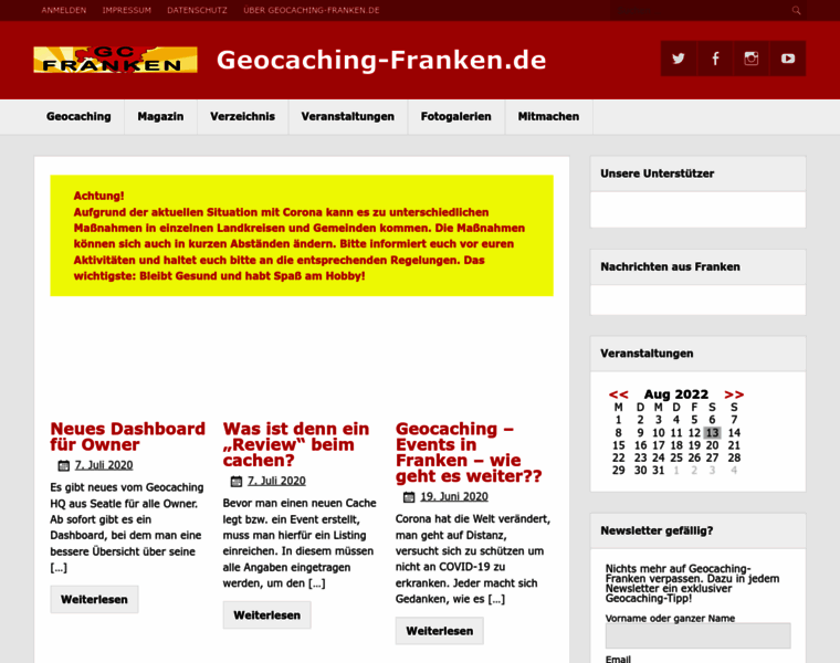 Geocaching-franken.de thumbnail