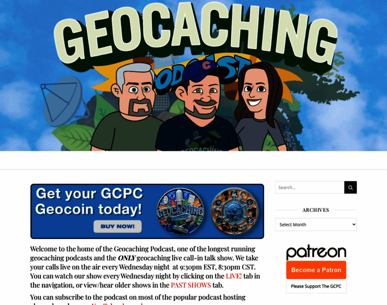 Geocachingpodcast.com thumbnail