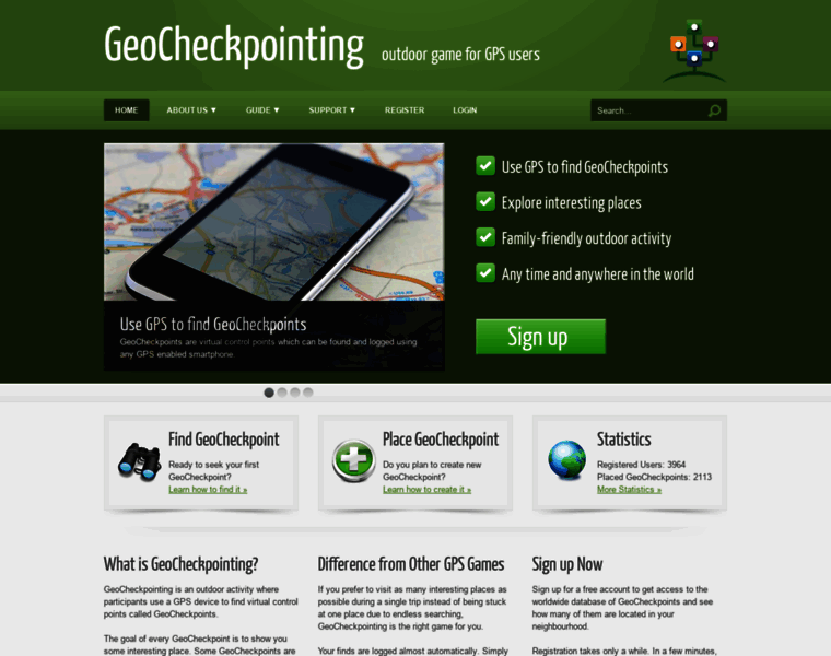 Geocheckpointing.com thumbnail