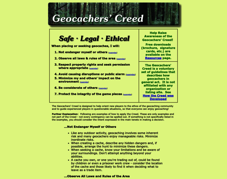 Geocreed.info thumbnail