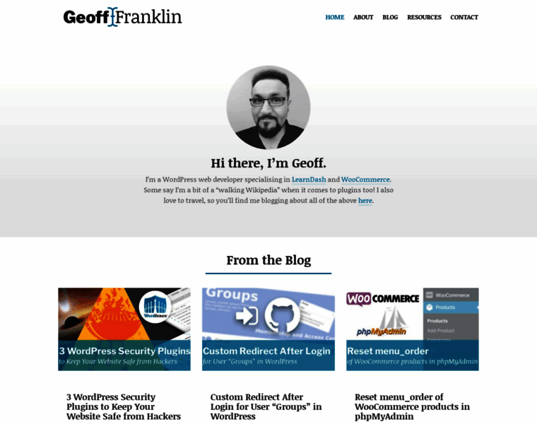 Geofffranklin.com thumbnail