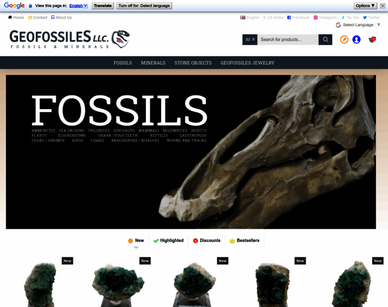 Geofossiles.com thumbnail