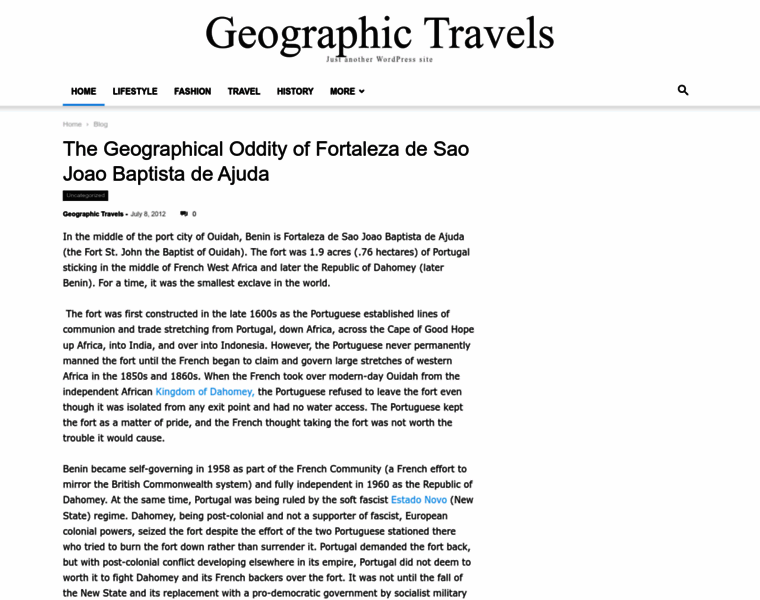 Geographictravels.com thumbnail