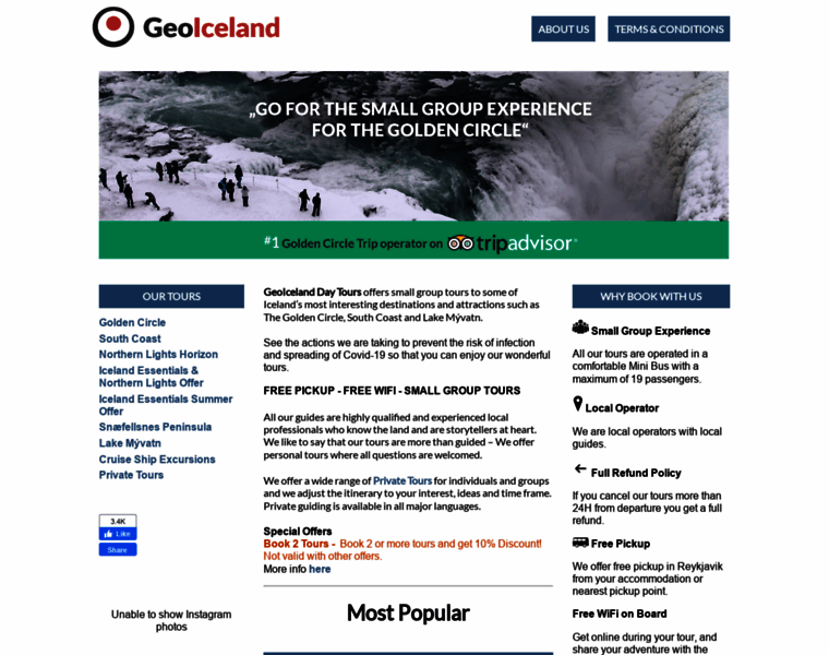 Geoiceland.com thumbnail