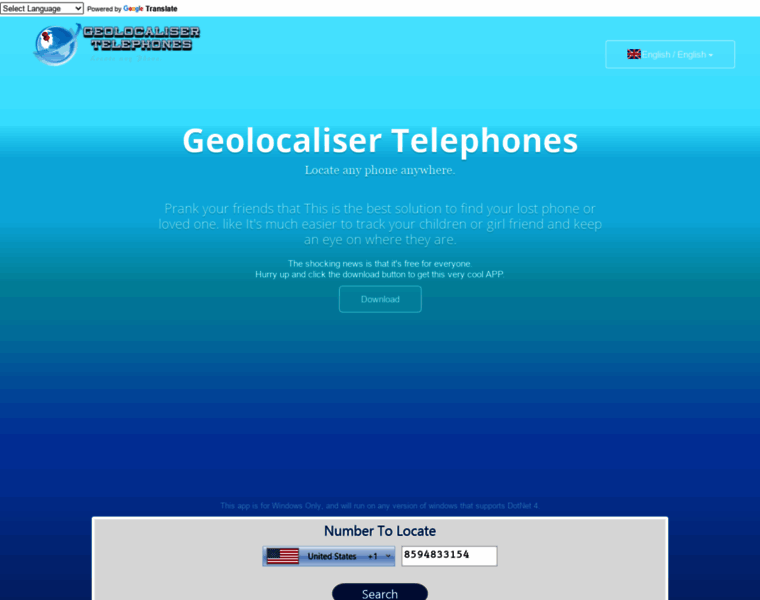 Geolocalisertelephones.com thumbnail