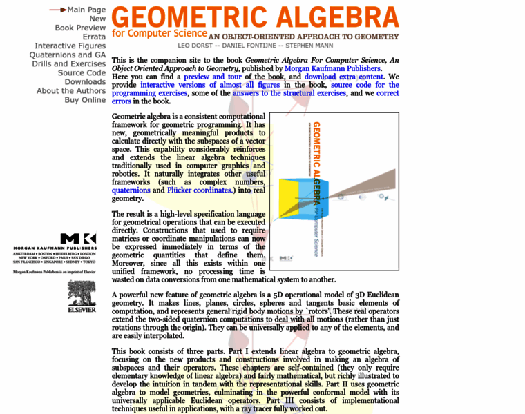 Geometricalgebra.net thumbnail