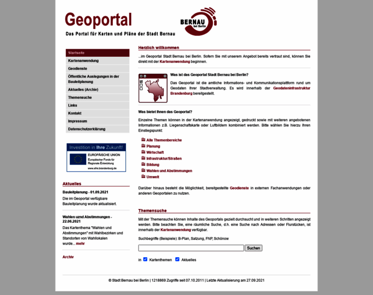 Geoportal-bernau.de thumbnail