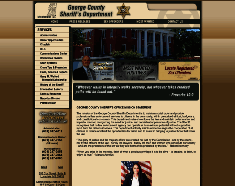 Georgecountymssheriff.com thumbnail