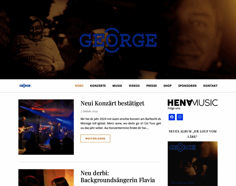 Georgemusig.ch thumbnail
